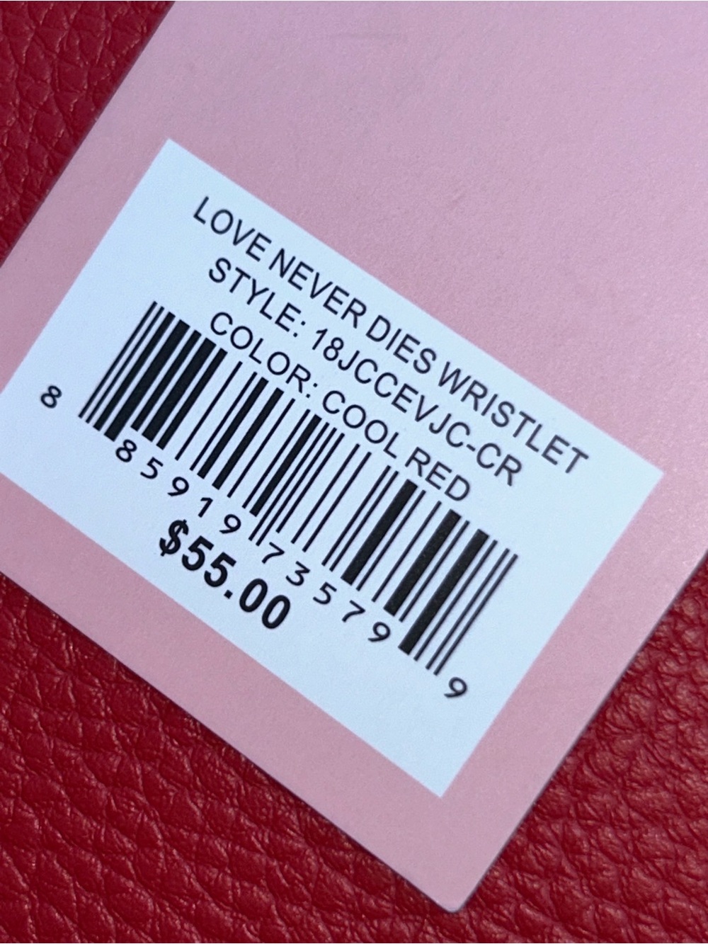 NWT juicy couture red wristlet - Picture 5 of 5